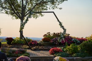 Altar at sunset.