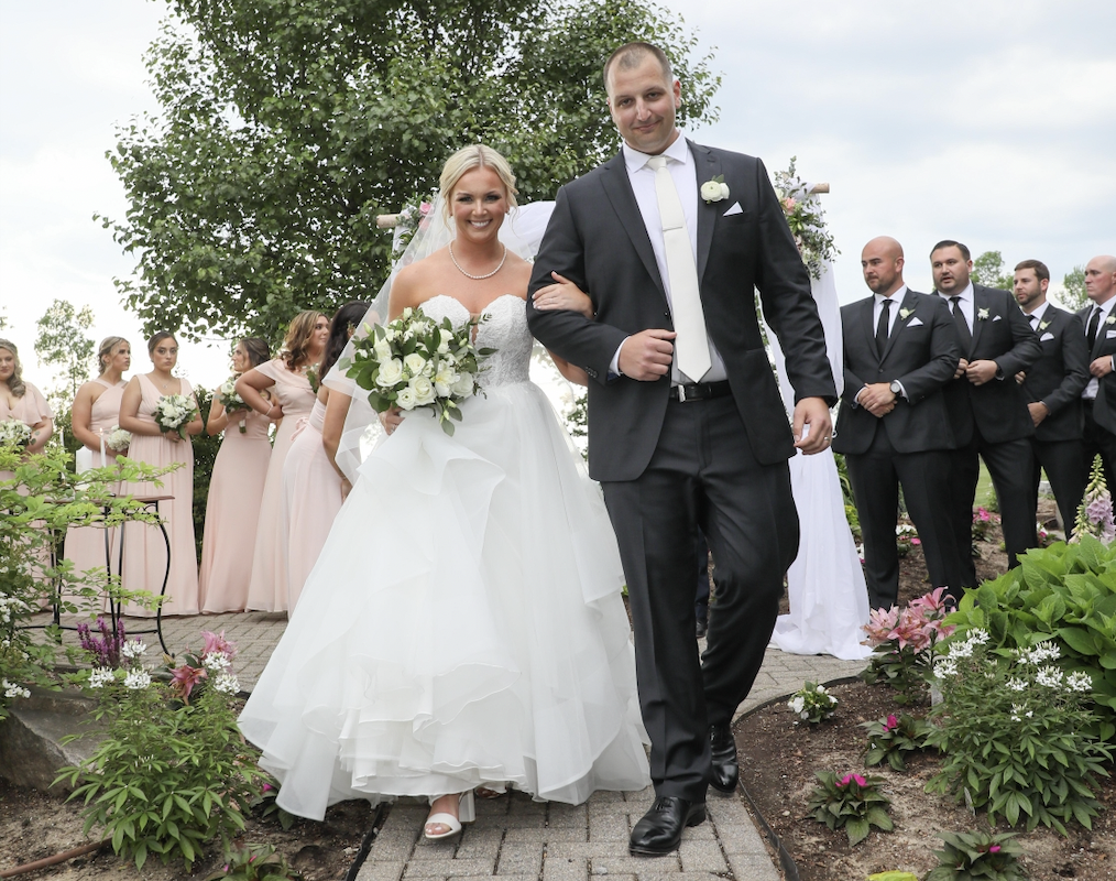Bride and groom.